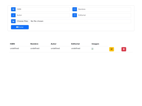 Ejercicio17/IndexLibro screenshot