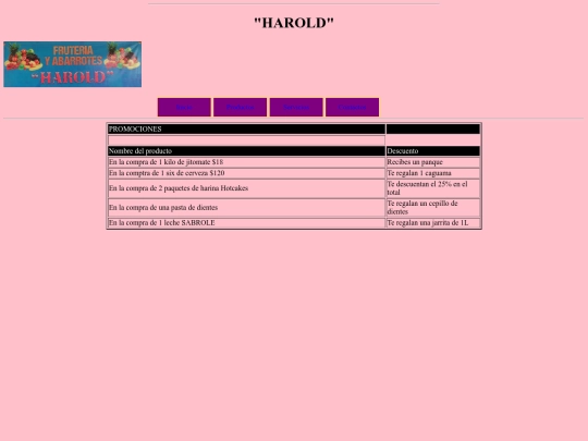 Pagina Web/promociones screenshot