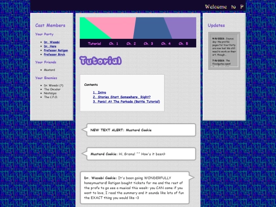 ChapterPages/Tutorial screenshot