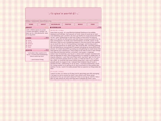 blog screenshot
