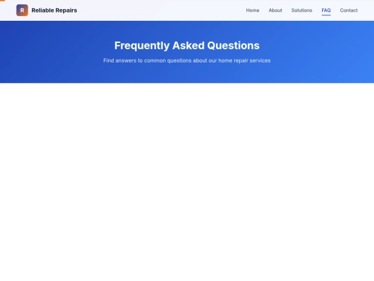 faq screenshot