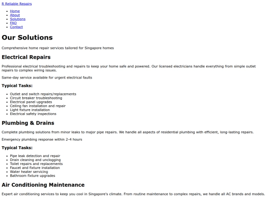 solutions screenshot