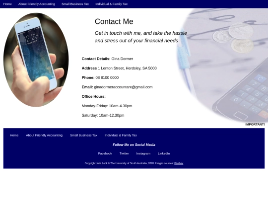 contact screenshot