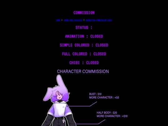 commissionprice screenshot