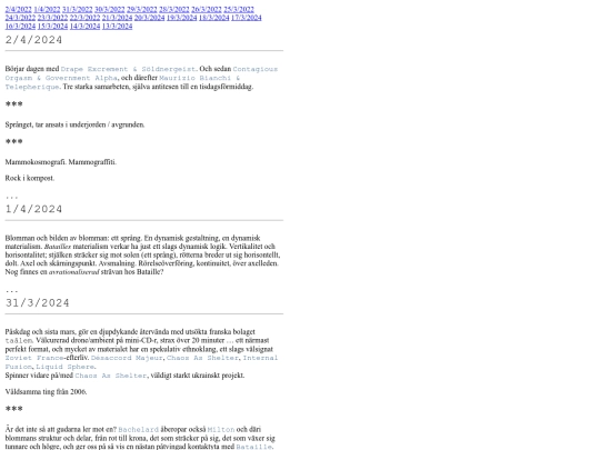 text/diary screenshot
