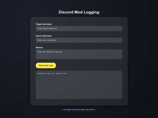mod-log screenshot