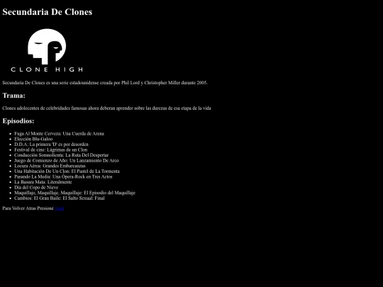 CloneHigh screenshot