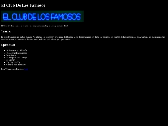ElClubDeLosFamosos screenshot