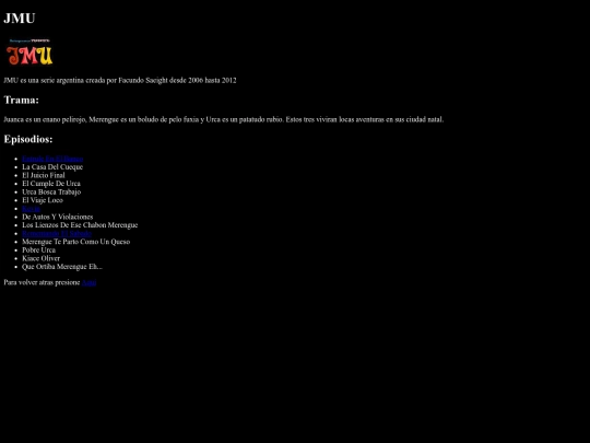 JMU screenshot