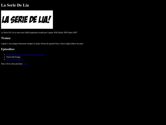 La screenshot