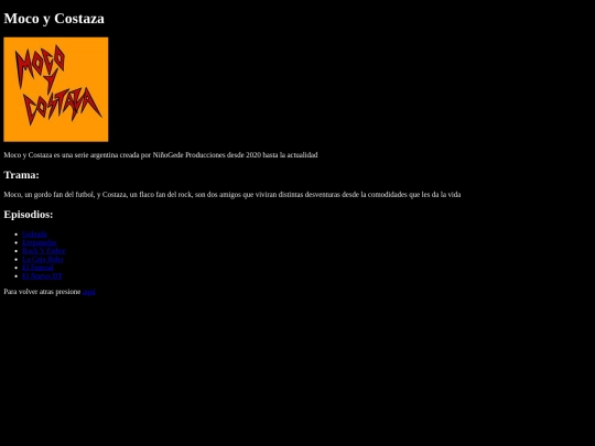 MocoYCostaza screenshot