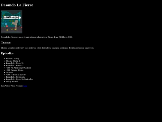 PasandoLaFierro screenshot