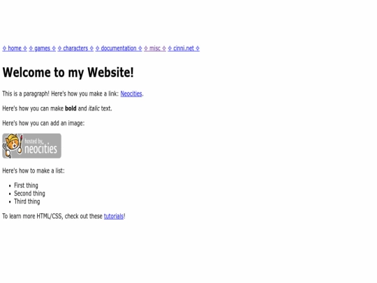index screenshot