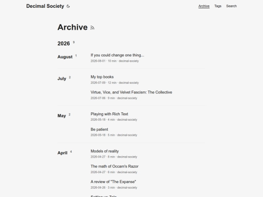 archive screenshot