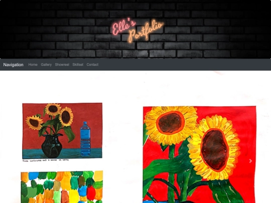 Website/gallery screenshot