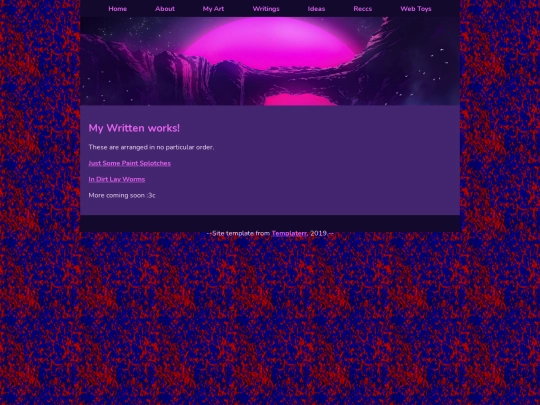 writings screenshot