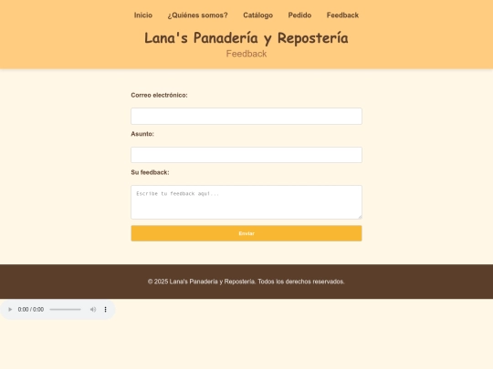 feedback screenshot