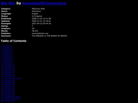 fanfiction/BigSkyAvengingMyInnocence screenshot