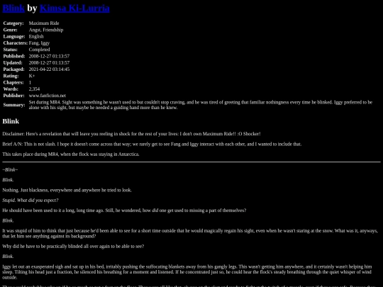 fanfiction2/BlinkKimsaKiLurria screenshot
