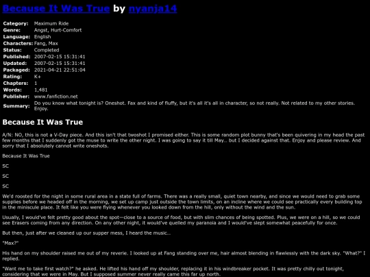 fanfiction3/BecauseItWasTruenyanja14 screenshot
