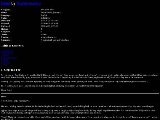 fanfiction3/BlindNightwingstar screenshot