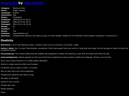 fanfiction3/Elasticitymergirl007 screenshot