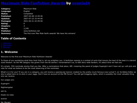 fanfiction3/FanfictionAwardsnyanja14 screenshot
