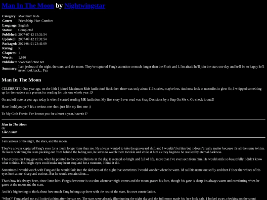 fanfiction3/ManInTheMoonNightwingstar screenshot