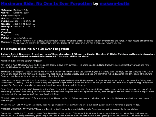 fanfiction3/MaxRideNoOnemakarabutts screenshot