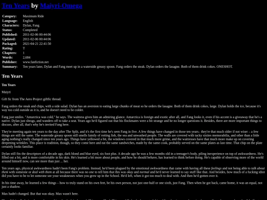 fanfiction3/TenYearsMaiyriOmega screenshot