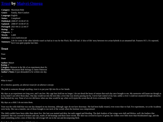 fanfiction3/TrustMaiyriOmega screenshot