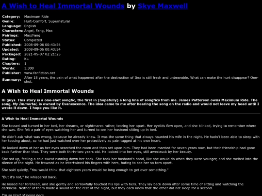 fanfiction4/AWishtoHealSkyeMaxwell screenshot