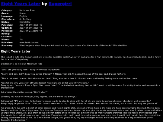 fanfiction4/EightYearsLaterSupergirrl screenshot