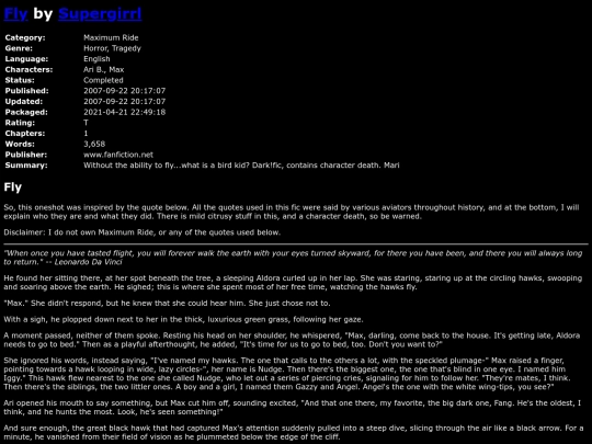 fanfiction4/FlySupergirrl screenshot