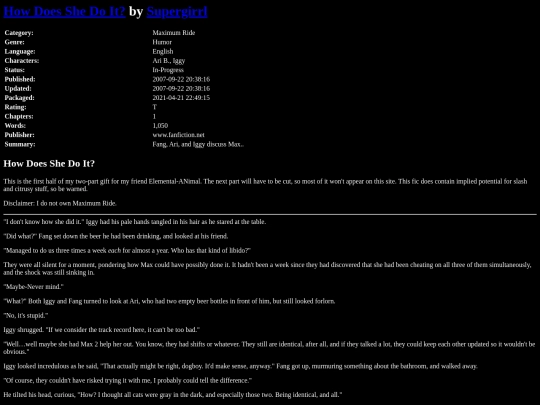 fanfiction4/HowDoesSheDoItSupergirrl screenshot