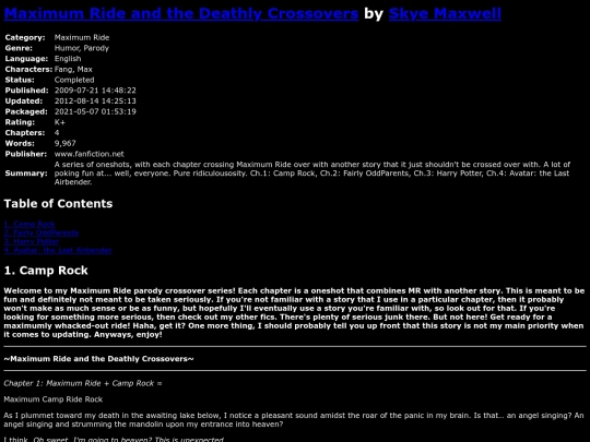 fanfiction4/MRDeathlyCrossoversSkyeMaxwell screenshot