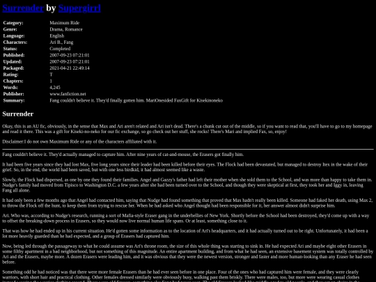 fanfiction4/SurrenderSupergirrl screenshot