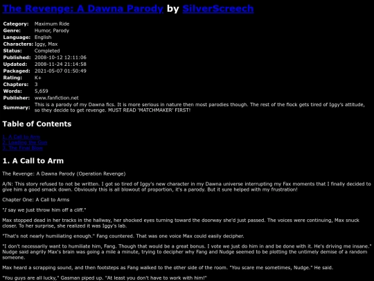 fanfiction4/TheRevengeSilverScreech screenshot