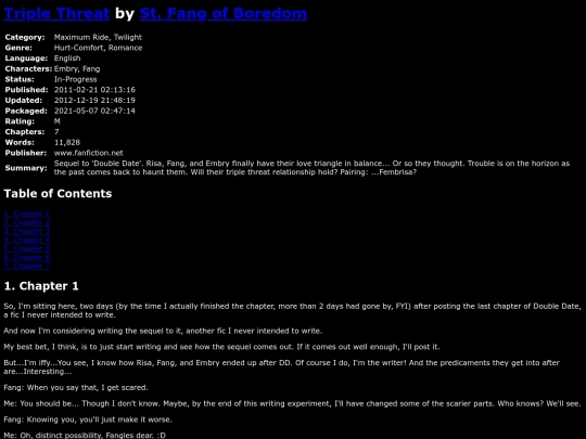 fanfiction4/TripleThreatStFangofBoredom screenshot