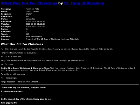 fanfiction4/WhatMaxGotStFangofBoredom screenshot