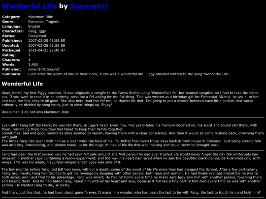 fanfiction4/WonderfulLifeSupergirrl screenshot