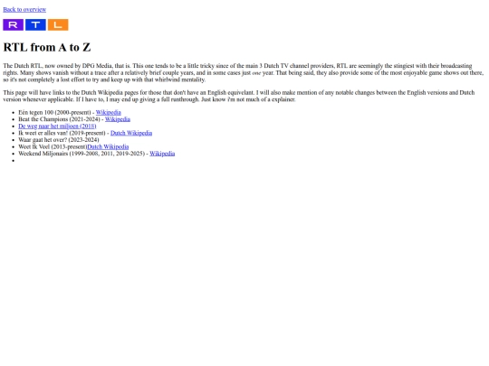 hub pages/game shows/RTL_gameshows screenshot