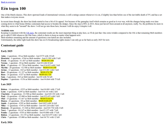 hub pages/game shows/game show pages/1_tegen_100 screenshot