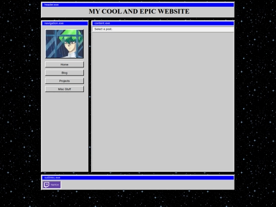 blog screenshot