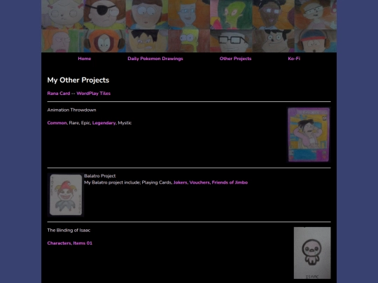OtherProjects screenshot