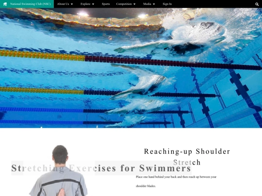 Stretching Exercises for Swimmers/Stretching Exercises for Swimmers screenshot