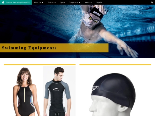 Swimming Equipments/Swimming Equipments screenshot