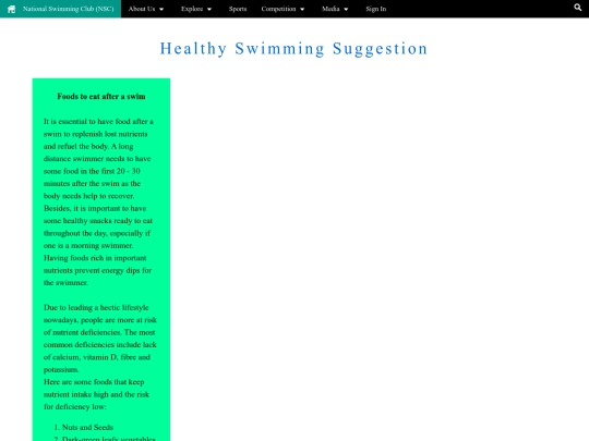 Swimming Suggestion/Swimming Suggestion screenshot