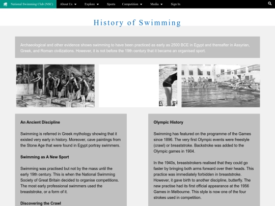 SwimmingHistory/SwimmingHistory screenshot