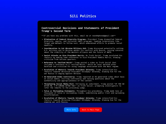 Webpages/GooberZone/political screenshot